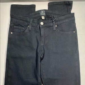 just black jeans 28 low rise black ankle skinny